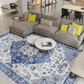 Arredo per soggiorno stile vintage blu