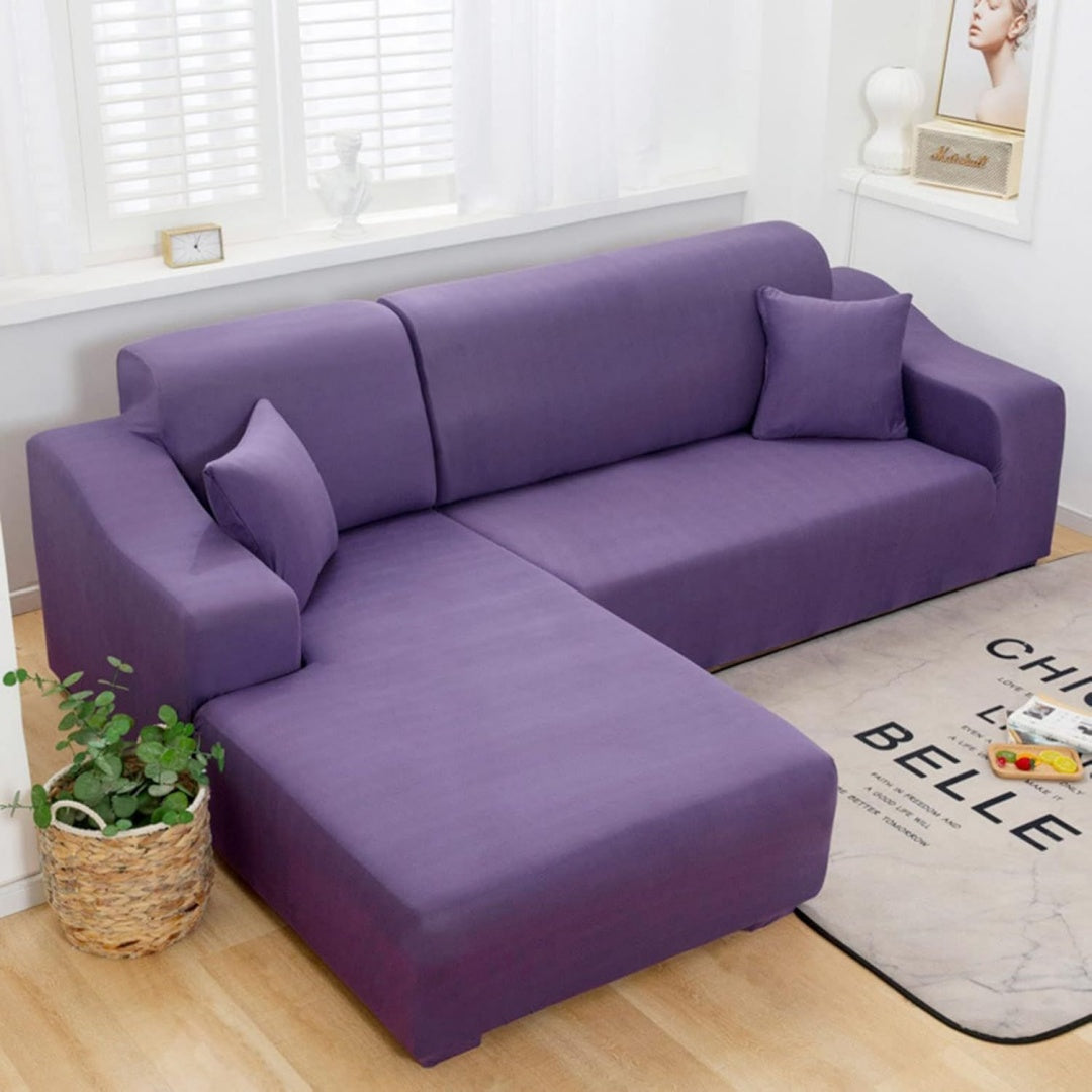 Seduta imbottita YOPOIY Chaise Longue Sofa Cover, nero