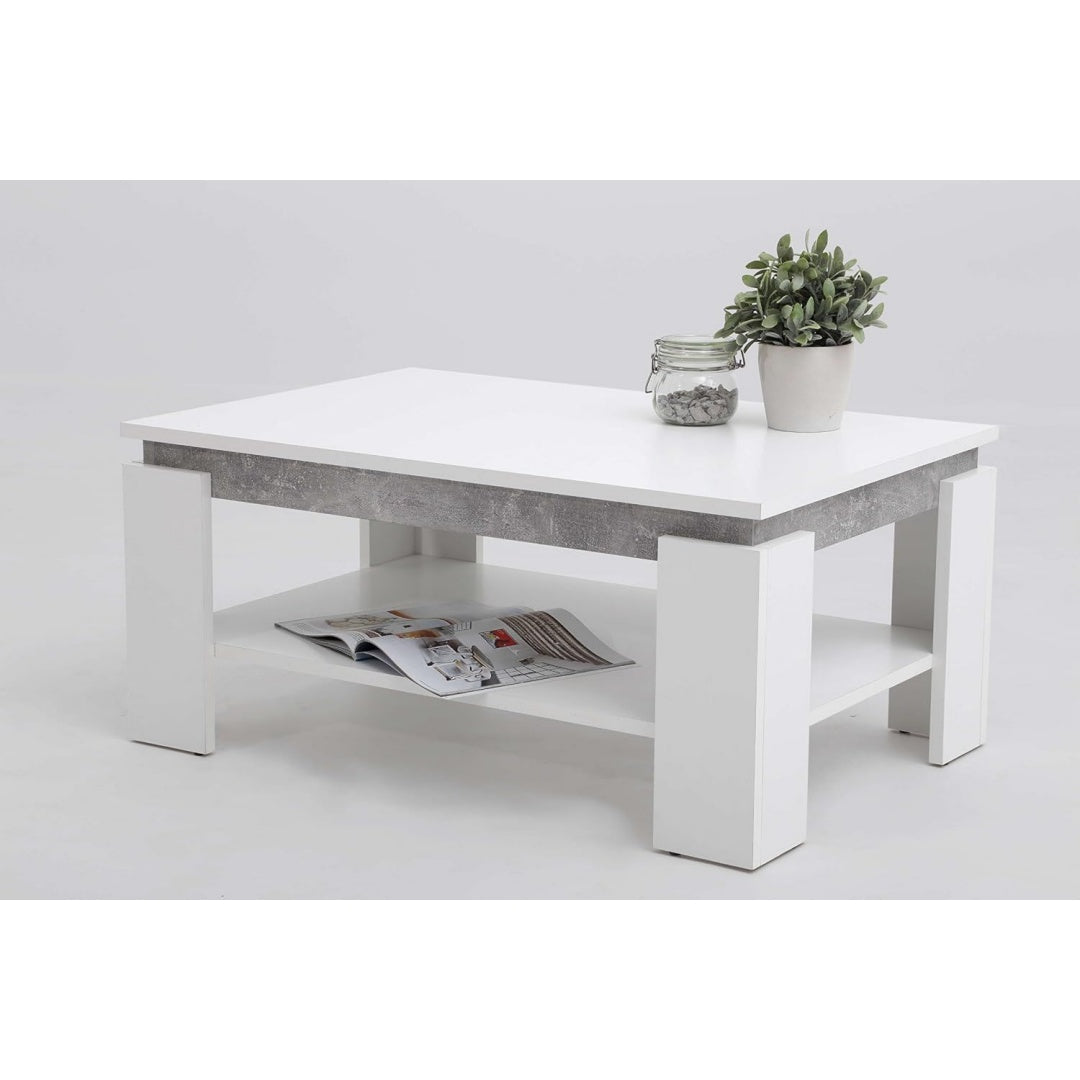Tavolino compatto AVANTI TRENDSTORE Tommi Tavolino soggiorno bianco